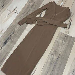 Aritizia Babaton Henley knit dress